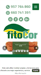 Mobile Screenshot of fitocor.com